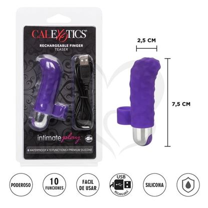 Vibrador para dedo con carga USB